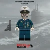 Brixzilla Kreigsmarine Captain German Minifigure